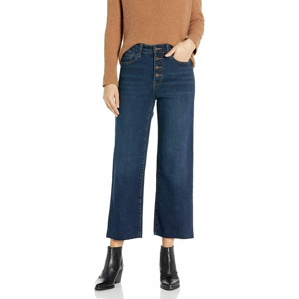 Goodthreads Women's High-Rise Wide Leg Cropped Jea